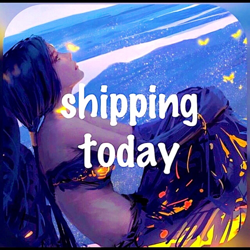 Shipping same day if before the post office closes